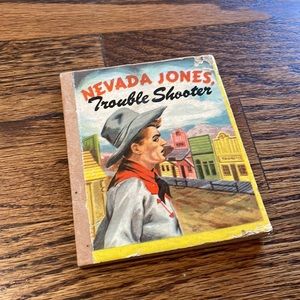 Vintage 1949 - Nevada Jones Trouble Shooter “Swap-it” book🤠